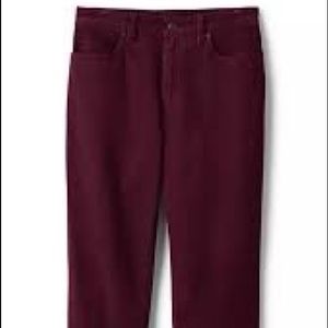 purple J Brand low rise cords